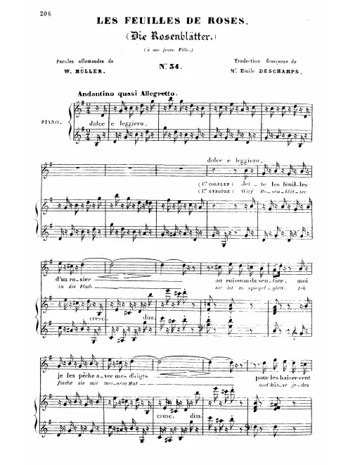 First page of Die Rosenblätter