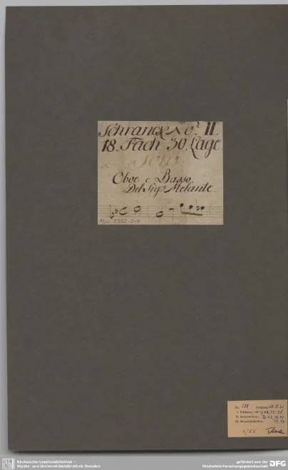 First page of Oboe Sonata in G minor