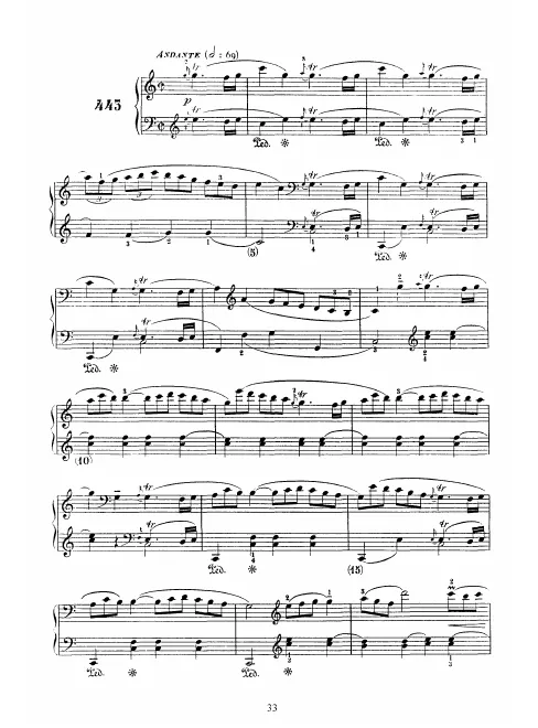 First page of Keyboard Sonata in C major
