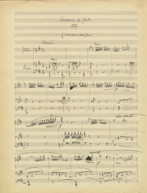Incomplete Score (first page only)
