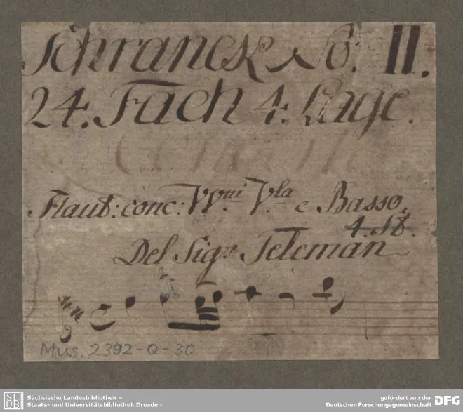 First page of Concerto à 4