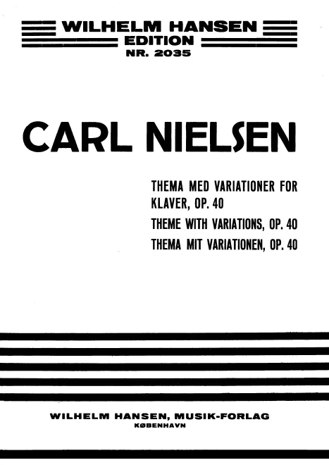 First page of Theme with Variations