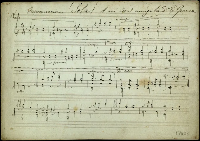 First page of Improvisación ¡Sola!