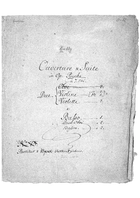 First page of Psyché
