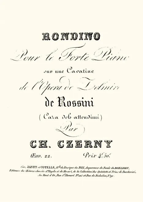 First page of Rondino No.1 sur 'Cara deh attendimi'