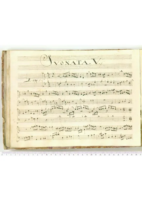 First page of Harpsichord Sonata in D minor