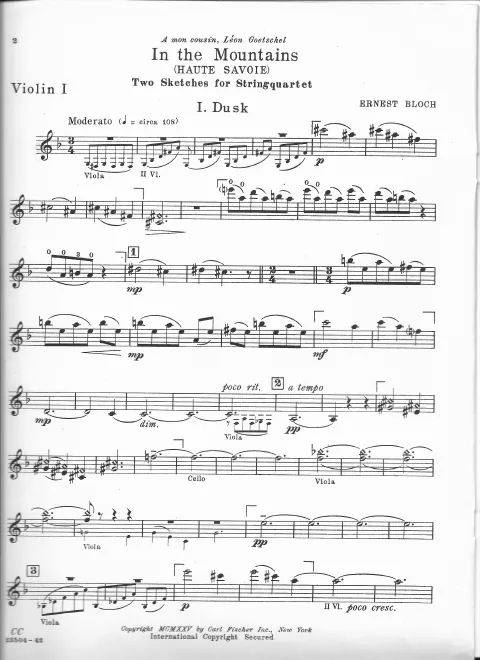 First page of In the Mountains (Haute-Savoie)