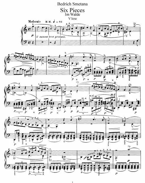 First page of 6 Characteristic Pieces