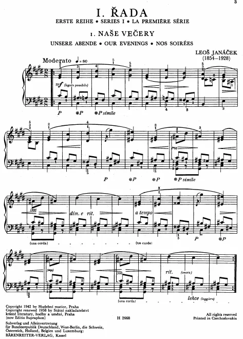 First page of Po zarostlém chodníčku