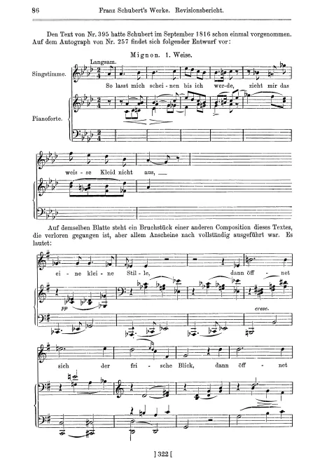 First page of Mignon