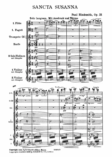 First page of Sancta Susanna