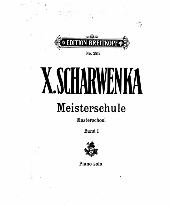 First page of Master School of Piano Playing