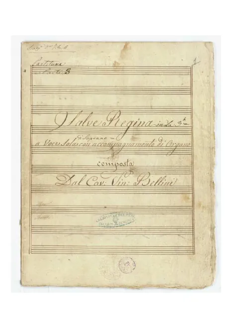 First page of Salve Regina