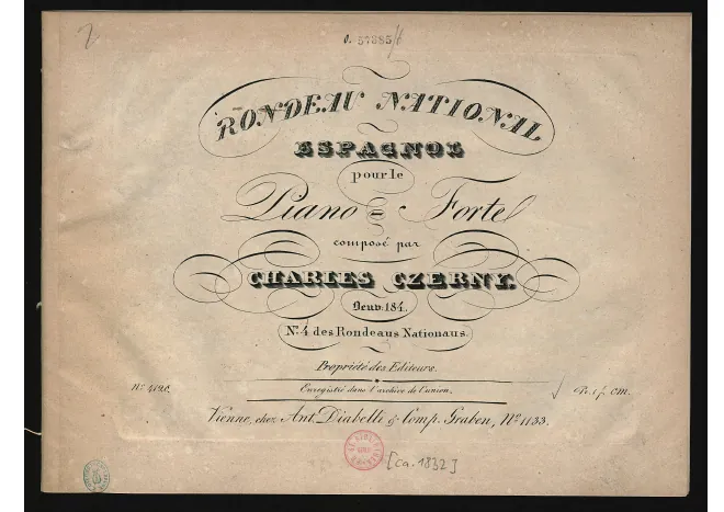 First page of Rondeau national espagnol