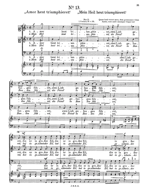 First page of Amor heut triumphieret