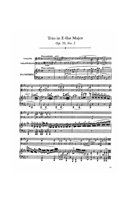 First page of Piano Trio