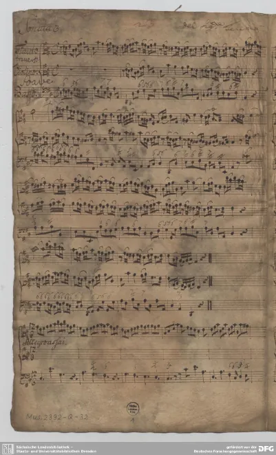 First page of Trio Sonata