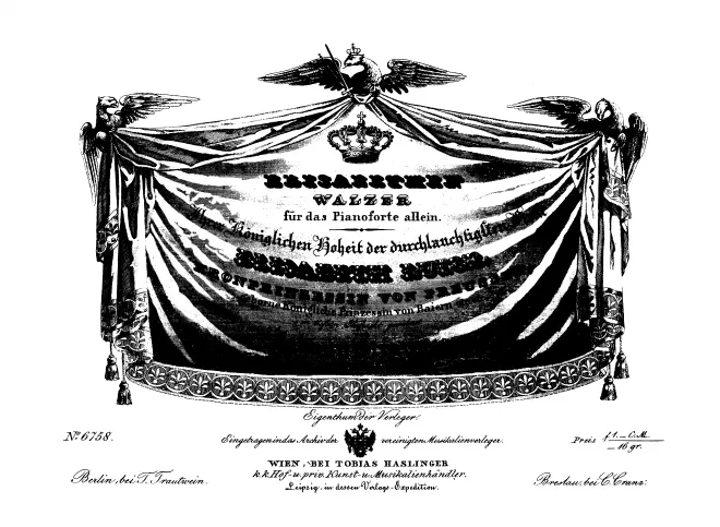 First page of Elisabethen-Walzer