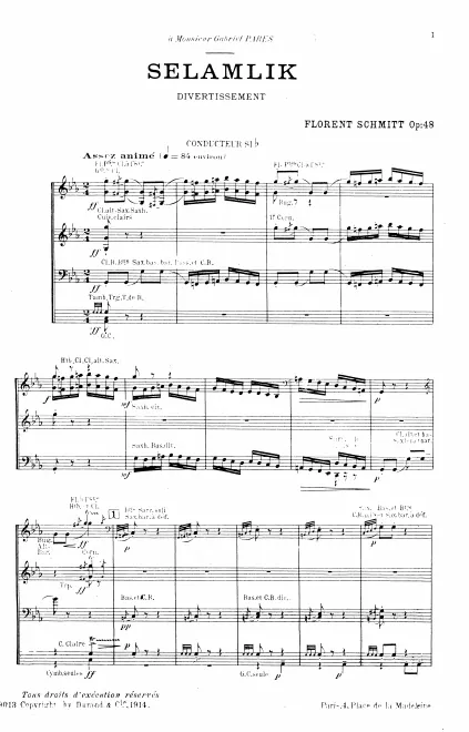 First page of Sélamlik
