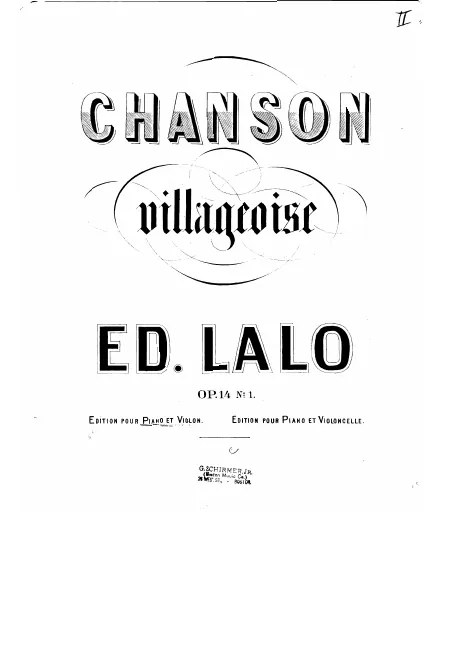 First page of 2 Pièces