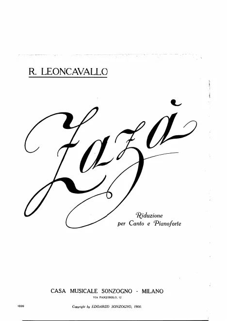 First page of Zazà
