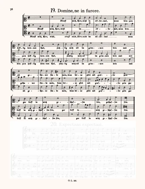First page of Straff mich Herr nicht in eiffermut
