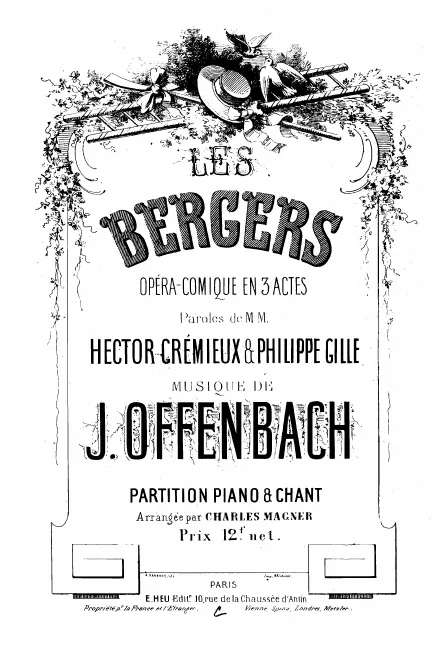 First page of Les bergers