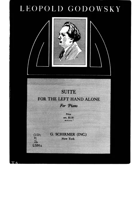 First page of Suite for the Left Hand