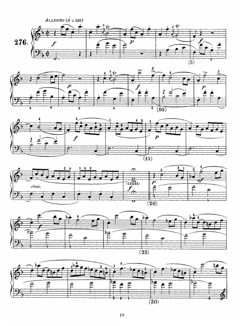 First page of Keyboard Sonata in F major