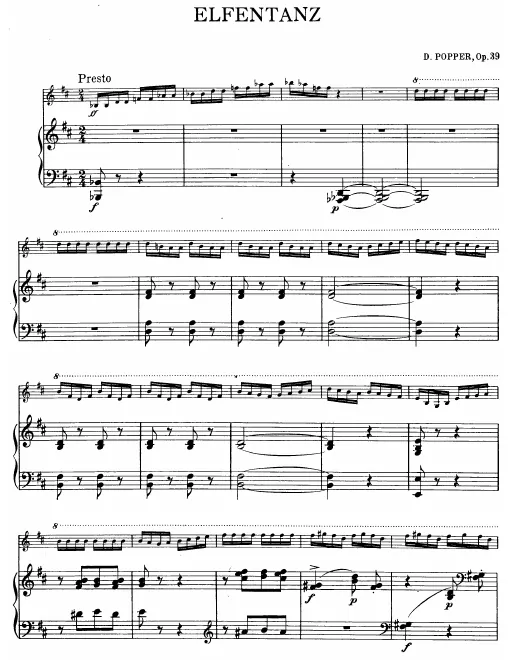 First page of Elfentanz