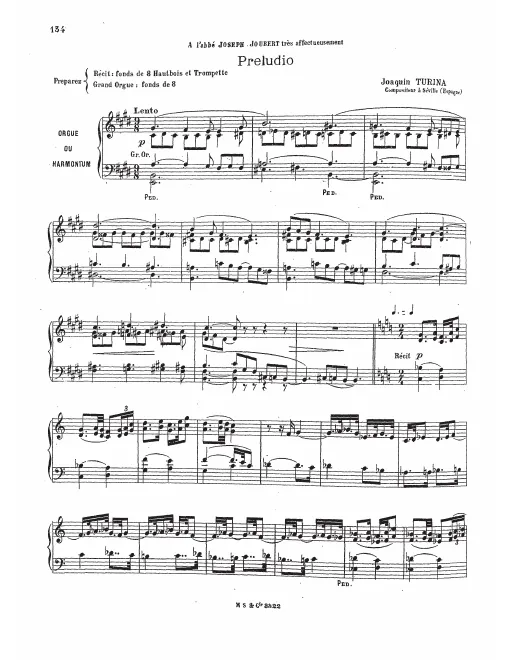 First page of Preludio