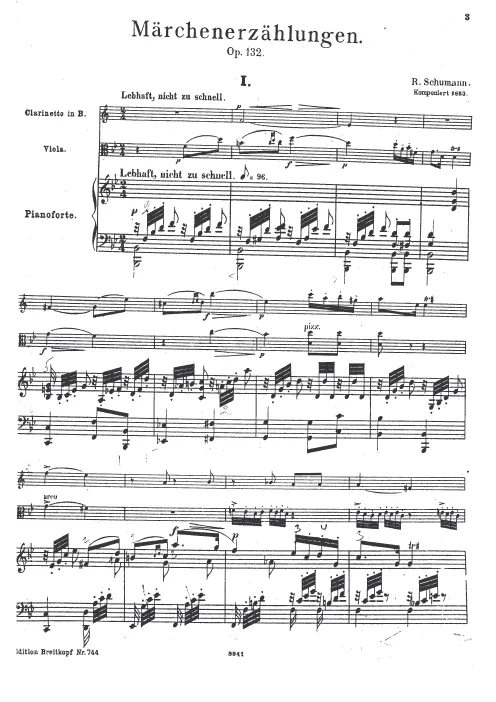 First page of Maerchenerzaehlungen