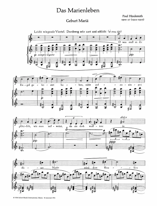 First page of Das Marienleben