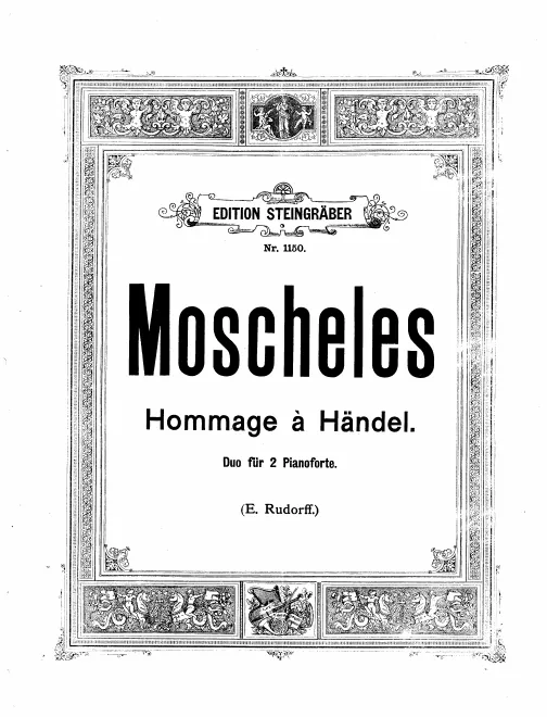 First page of Hommage à Händel