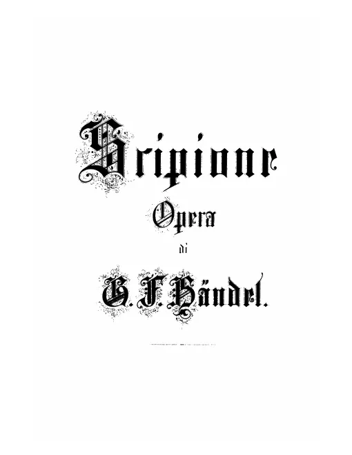 First page of Scipione