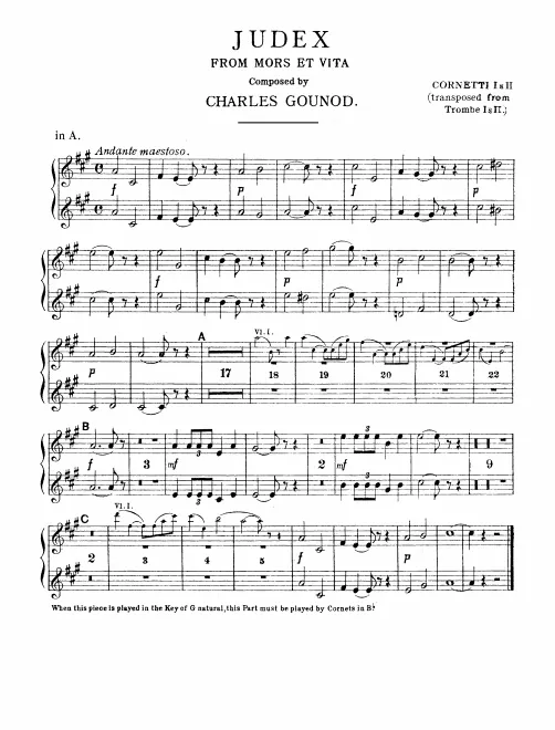 Cornet 1/2 (A)