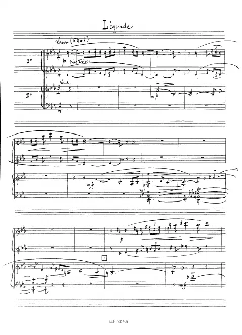 First page of Légende