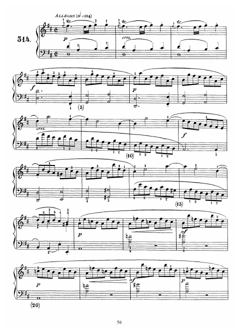 First page of Keyboard Sonata in D major