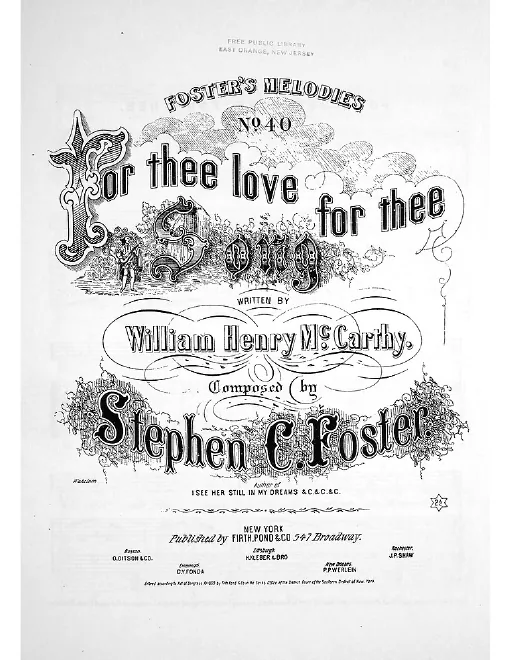 First page of For Thee, Love, for Thee