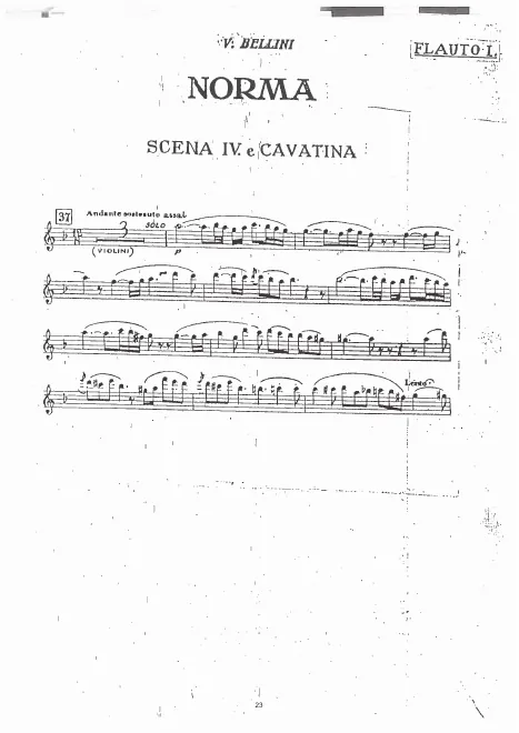 First page of Norma