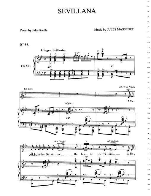 First page of Sevillana