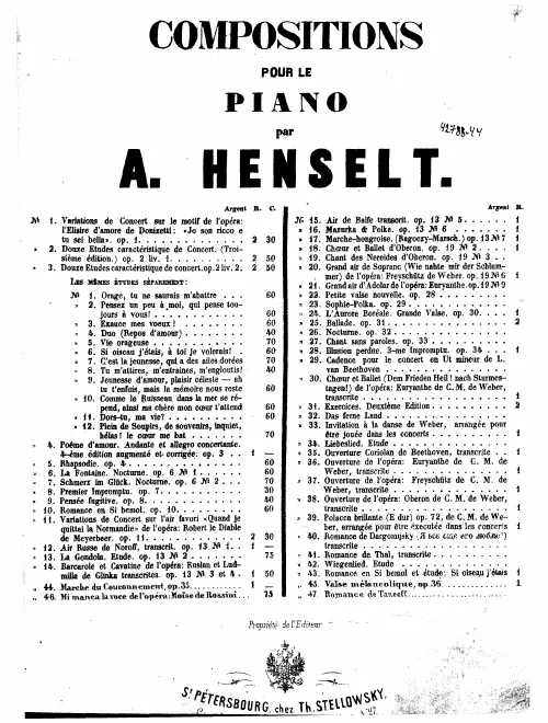 First page of 2 Petites Valses