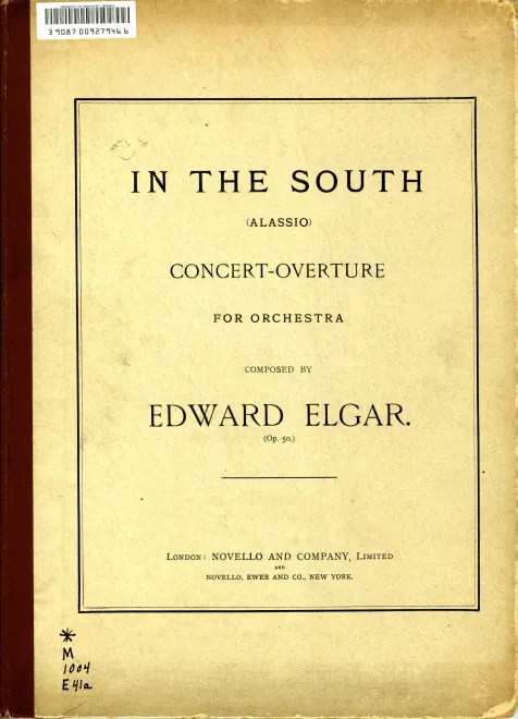 First page of In the South