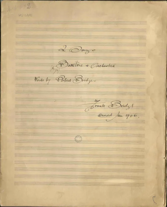 First page of 2 Songs