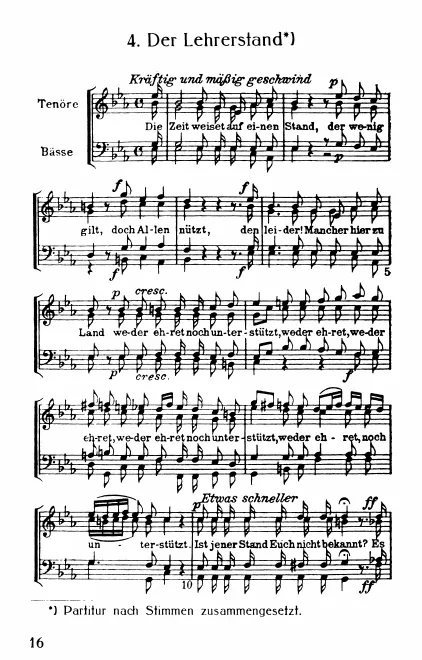 First page of Der Lehrerstand