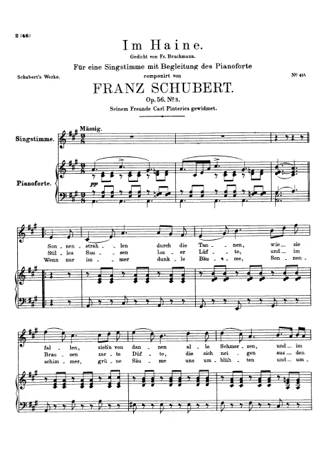 First page of Im Haine