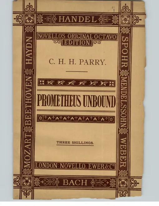 First page of Prometheus Unbound