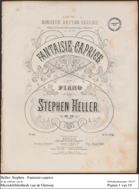 First page of Fantaisie-Caprice