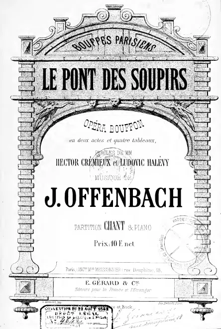 First page of Le pont des soupirs