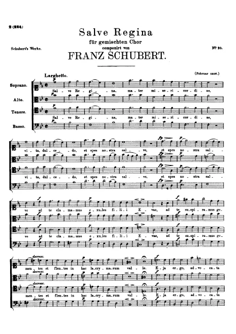 First page of Salve Regina
